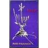 Aff. 60x100cm - Air France Israel Georges Mathieu