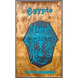 Aff. 60x100cm - Air France Egypte Georges Mathieu Etat A+