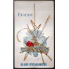 Aff. 60x100cm - Air France France Georges Mathieu