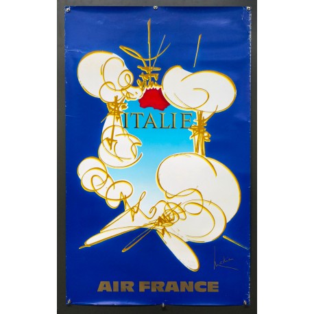 Aff. 60x100cm - Air France Italie Georges Mathieu