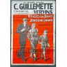 Aff. 80x118cm - C Guillemette Vervins Vetements pour Hommes Printemps été