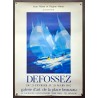 Aff. 55x76cm - Defossez Galerie d'art de la place Beauvau 1982