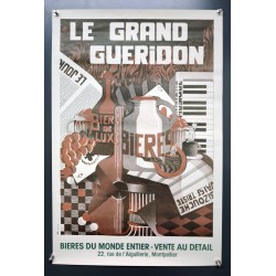 Aff. 40x60cm - Le Grand Guéridon Bières du Monde Entier