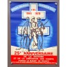 Aff. 30x40cm - 25e Anniversaire de la victoire et de la Libération des camps