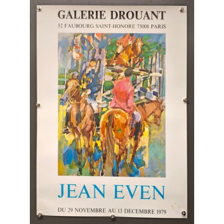 Aff. 46x63cm - Jean Even Galerie Drouant 1979