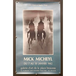Aff. 45x65cm - Mick Micheyl Galerie d'art de la place Beauvau 1982