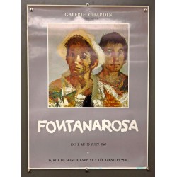 Aff. 50x65cm - Fontanarosa Galerie Chardin 1969