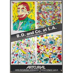 Aff. 45x62cm - Bob Zoell van Gogh BD and Co at LA Affiches Californiennes Artcurial 1984