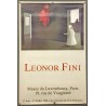 Aff. 45x68cm - Leonor Fini Musée du Luxembourg 1986