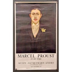 Aff. 40x63cm - Marcel Proust en son Temps Musée Jacquemart André 1971