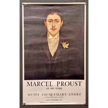 Aff. 40x63cm - Marcel Proust en son Temps Musée Jacquemart André 1971