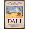 Aff. 40x58cm - Dali Cavaliers et Papillons Galerie Artco