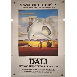Aff. 40x60cm - Dali Vestiges ataviques après la pluie Grand Hotel de l'Opéra