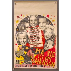 Aff. 36x57cm - Ma Vie est une Chanson Gene Kelly Affiche