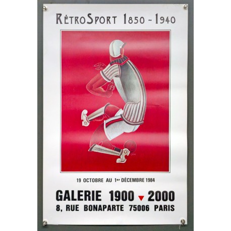 Aff. 40x61cm - Gan RétroSport 1850 1940 Galerie 1900 2000 1984