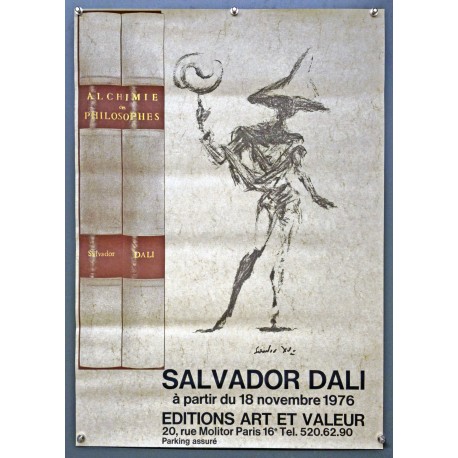 Aff. 50x70cm - Dali Editions Art et Valeur 1976