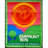 Aff. 58x76cm - Emprunt 1976 EDF