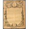 Aff. 55x71cm - Le Droit La Liberté Discours de Clémenceau 17 Septembre 1918