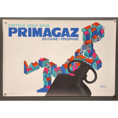 Aff. 59x39cm - Primagaz Partout pour Tous Morvan