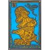 Aff. 39x59cm - Répression Crocodile Maya Orange