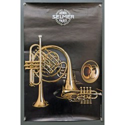 Aff. 40x60cm - Henri Selmer Paris Cuivres Instruments