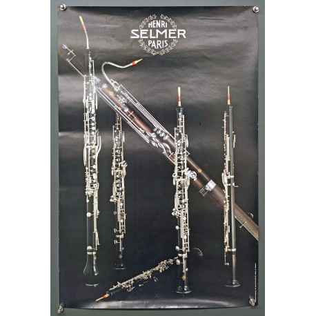 Aff. 40x60cm - Henri Selmer Paris Clarinettes 1