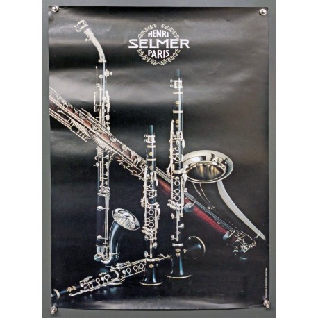 Aff. 40x60cm - Henri Selmer Paris Clarinettes 2
