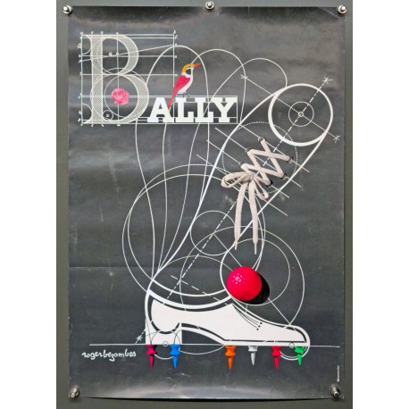 Aff. 45x59cm - Bally Chaussures Golf