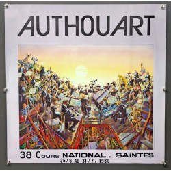 Aff. 50x51cm - Authouart Concert