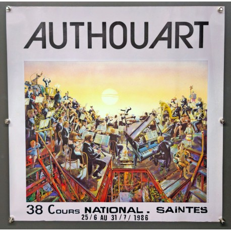 Aff. 50x51cm - Authouart Concert