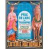Aff. 29x39cm - Loterie Nationale Prix de l'Arc de Triomphe Samedi 3 octobre 1964