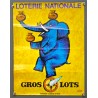 Aff. 30x40cm - Loterie Nationale Gros Lots Elephant 8 Mai