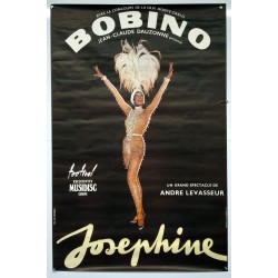 Aff. 78x118cm - Bobino Joséphine Baker Un Grand Spectacle de Jean Claude Vasseur Etat A