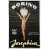 Aff. 78x118cm - Bobino Joséphine Baker Un Grand Spectacle de Jean Claude Vasseur Etat B+