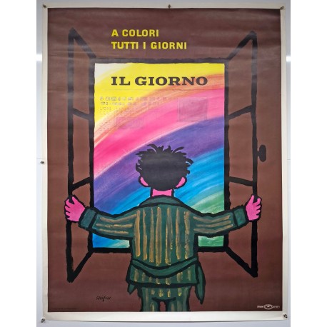 Aff. 100x140cm - Il Giorno A Colori Tutti I Giorni