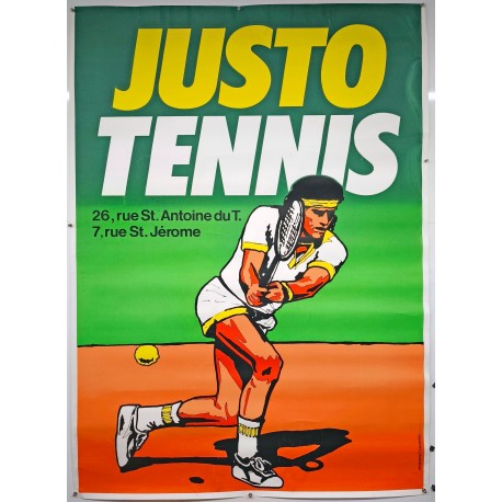 Aff. 121x173cm - Justo Tennis