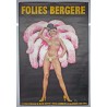 Aff. 100x148cm - Folies Bergères Fastueux Spectacle de Hélène Martini et Michel Gyarmathy Etat A-