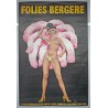 Aff. 100x148cm - Folies Bergères Fastueux Spectacle de Hélène Martini et Michel Gyarmathy Etat B-