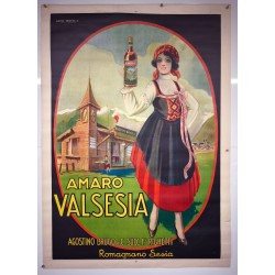 Aff. 100x141cm - Amaro Valsesia Agostino Brugo