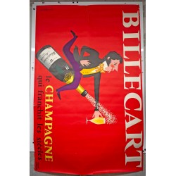 Aff. 220x140cm - Billecart Le Champagne qui franchit les siècles