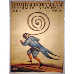 Aff. 120x160cm - Festival International du Film de La Rochelle 1991