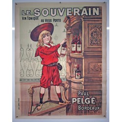 Aff. 100x129cm - Le Souverain Vin Tonic au Vieux Porto Paul Pelger 2
