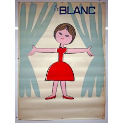 Aff. 117x156cm - Le Blanc Avenir Publicité