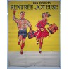 Aff. 115x156cm - Bien Equipées Rentrée Joyeuse Non Entoilée