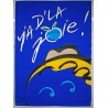 Aff. 118x346cm - Trenet Y a D la Joie Palais des Congrès Europe 1 C'est la Peche 2 affiches en hauteur