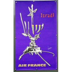 Aff. 60x100cm - Air France Israël