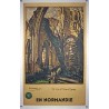 Aff. 67x105cm - Ruines de l'Abbaye de Jumieges en Normandie