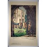 Aff. 62x102cm - Ruines de l'Abbaye de Saint Wandrille