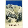 Aff. 62x100cm - SNCF Savoie Hiver Fontanarosa