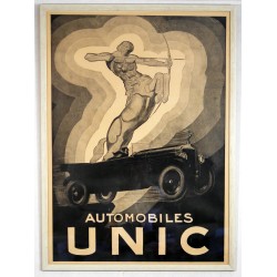 Aff. 59x83cm - Automobiles UNIC